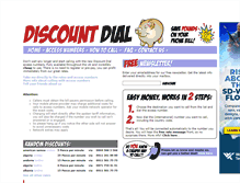 Tablet Screenshot of discountdial.co.uk